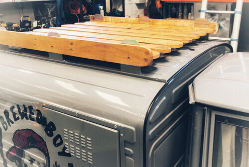 lightweight coffee cart conversion